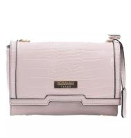 Baldinini Trend Elegant Pink Shoulder Flap Bag with Golden Accents (BA-23383)