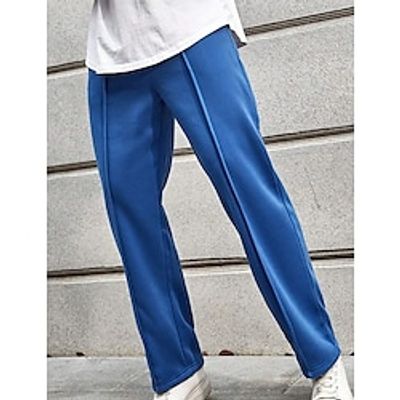 Men's Sweatpants Straight Leg Sweatpants Pleated Pants Pocket Drawstring Elastic Waist Plain Comfort Breathable Outdoor Daily Going out Fashion Casual Blue miniinthebox Men's Sweatpants Straight Leg Sweatpants Pleated Pants Pocket Drawstring Elastic Waist Plain Comfort Breathable Outdoor Daily Going out Fashion Casual Blue miniinthebox