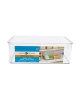 Inter design Kitchen Binz Stackable Box 7.1 X 10.7 X 3.7 inch Clear