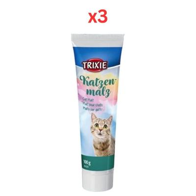 Trixie Cat Malt Paste for Hairball Support for Cats 100G (Pack of 3) Trixie Cat Malt Paste for Hairball Support for Cats 100G (Pack of 3)