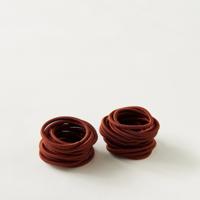 Solid Elasticated Hair Tie - Set of 30