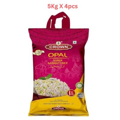 Crown Opal Super Basmati Rice 5Kg (Pack of 4)