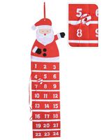 Homesmiths Christmas Advent Calendar Santa 75cm Assorted 1 Piece