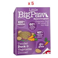 Little Big Paw Dog Duck & Vegetable Dinner -150g (Pack Of 5)