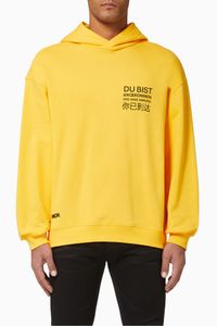 Logo Print Cotton Hoodie