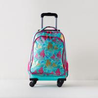 New Expressions Mermaid Print Trolley Backpack - 45x31x20 cms