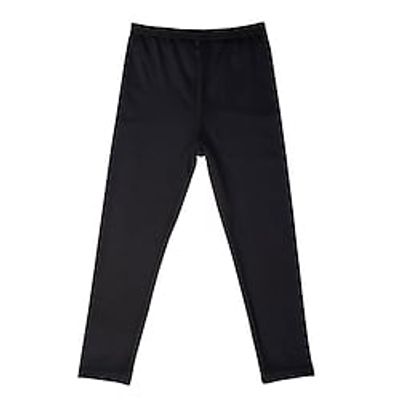 Kids Girls' Pants Solid Colored Active Outdoor 3-12 Years Fall Black White Pink miniinthebox