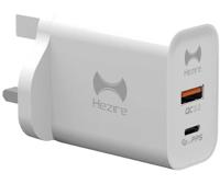 Hezire H-ADAPT PD30W Type-C & USB Wall Charger White