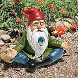 Garden Dwarf Statue-resin Dwarf Statue Full Color Zen Garden Gnome Statue Gnomes Figurines Lightinthebox