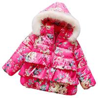 Winter Baby Girls Hooded Coat Outwear