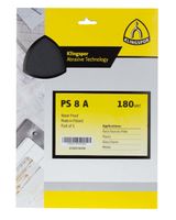 Klingspor Waterproof Sandpaper Sheet 180 Grit Pack of 5 Klingspor Waterproof Sandpaper Sheet 180 Grit Pack of 5