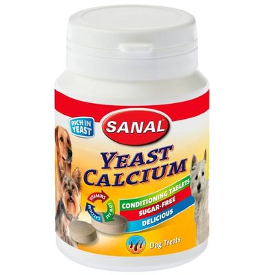 Sanal Dog Yeast-Calcium Tablets 75G - (Buy 3 Get 1 Free)