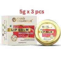 Khadi Organique Watermelon Lip Balm 5G (Pack Of 3)