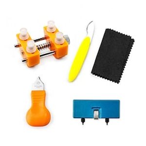 5 Pieces Set Watch Repair Kit,Professional Watch Battery Replacement Tool, Watch Link  Back Removal Tool, Spring Bar Tool Set with Carrying Case Lightinthebox