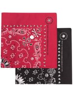 Mastermind Japan bandana scarf set - Black