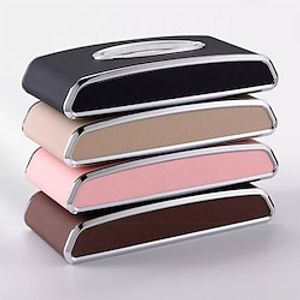 Car Paper Box Hanging Sun Visor Tissue Box Car Interior Decoration Supplies Multi-Functional Seat Car Logo Special High-End. Lightinthebox