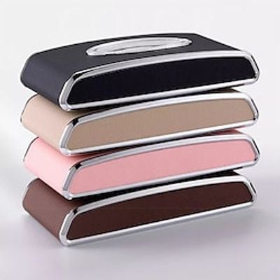 Car Paper Box Hanging Sun Visor Tissue Box Car Interior Decoration Supplies Multi-Functional Seat Car Logo Special High-End. Lightinthebox