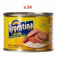 Argentina Chicken Luncheon Meat, 200 Gm Pack Of 24 (UAE Delivery Only)