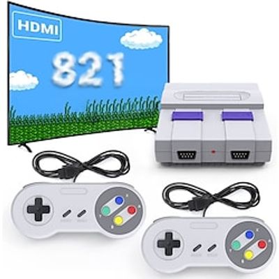 HD 821 Classic Mini Retro Game Console, EFFUN HDMI HD Output Childhood Classic Game Built-in Hundreds of Video Games System Lightinthebox