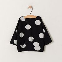 Dot Printed Kids Girls T-shirt