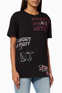 A|X Graffiti DJ Print T-shirt in Jersey