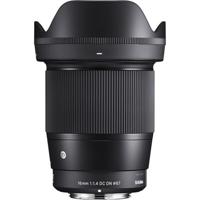 Sigma 16MM F/1.4 DC DN Contemporary Lens for Micro Four Thirds, Black