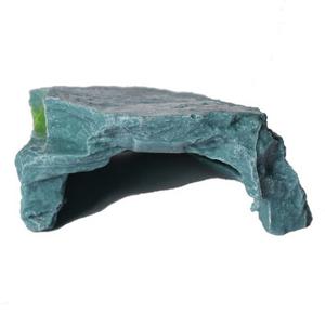 Fish Aquarium Tank Tortoise Hide Roof Ornament Decor Terrace Rock Hole Cave Hole