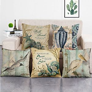 Double Side Cushion Cover 1PC Soft Decorative Square  Pillowcase for Sofa bedroom Car Chair Superior Quality Outdoor Cushion Patio Throw Pillow Covers for Garden Farmhouse Bench Couch miniinthebox