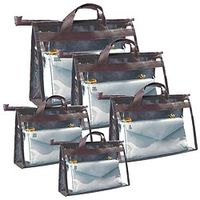 5 Sizes Clear Handbag Storage Organizer with Cozy Handle and Smooth Zipper Anti-dust Handbag Dust Cover Bag Space-Saving Purse Storage Bag Organizer for Closet Coffee Lightinthebox - thumbnail