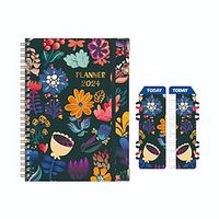 2024 Agenda Book Planner Notepad Notebooks Daily Work Schedule Planning Notes Delicate Planner Portable Spiral Multi-function Notepad miniinthebox - thumbnail