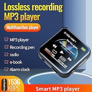 Digital Voice Recorder M30 English Portable Digital Voice Recorder 36.576 mm Recording FM Radio E-Book Built in out Speaker Sound adjustable for Business Speech Meeting Learning Lectures Lightinthebox