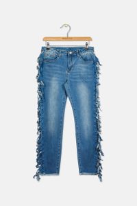 Kids Girls Distressed Pants  Blue