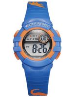 Astro Kids Watch, Digital Display and Polyurethane Strap, Dark Blue Print - A23917-PPNN