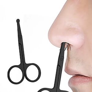 Nose Hair Scissors Mini Stainless Steel Round Head Beauty Trimmer Nose Hair Trimmer Portable Ergonomics Nose Hair Cutter Lightinthebox