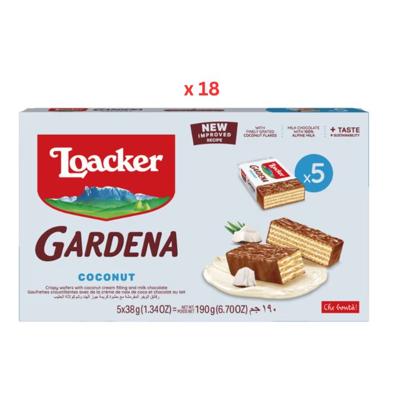Loacker Gardena Coconut Wafers 18X5X38G