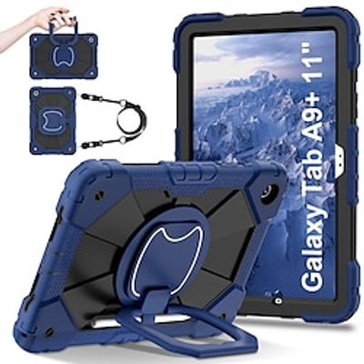 Tablet Case Cover For Samsung Galaxy Tab A9 8.7 S8 Plus 12.4'' S8 11'' S7 Plus FE A8 10.5'' A7 Lite 8.7'' A7 10.4'' A 8.0 A9 Plus 11 Handle 360° Rotation Shoulder Strap Armor PC Silicone Lightinthebox