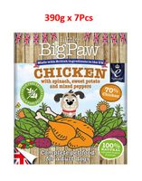 Little Big Paw Dog Chicken with Spinach 390g (Pack of 7)