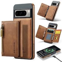 Phone Case For Google Pixel Pixel 8 Pro Back Cover Magnetic Card Slot Retro TPU PU Leather miniinthebox Phone Case For Google Pixel Pixel 8 Pro Back Cover Magnetic Card Slot Retro TPU PU Leather miniinthebox