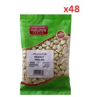 Natures Choice Peanut Peeled, 200 gm Pack Of 48 (UAE Delivery Only)