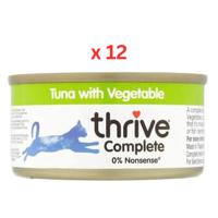 Thrive Complete Cat Tuna With Vegetable Wet Food - 12x75gm