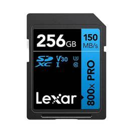 Lexar LSD0800P256G-BNNNG Professional 800x SDXC UHS-I PRO 256 GB Memory Card Black/Blue