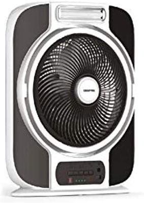Geepas 12 Rechargeable Fan-(Black)-(GF989)
