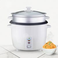 Gratus 2 In 1 Electric Rice Cooker, Cook and Keep Warm, 1.5 L Capacity-(GRC15500GBC)