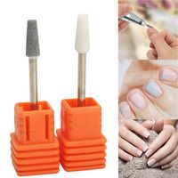 3/32 Inch Ceramic Nail Drill Bit Tool Smooth Top Rotary File Manicure Pedicure
