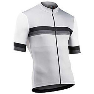 21Grams Men's Short Sleeve Cycling Jersey Summer Spandex Polyester Grey Bike Jersey Top Mountain Bike MTB Road Bike Cycling Quick Dry Moisture Wicking Breathable Sports Clothing Apparel  Athleisure Lightinthebox