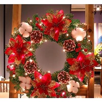 Christmas Tree Home Package Hanging Decorations With lights Garland Decorations Christmas Holiday Atmosphere Decoration Window Shopping Mall Hanging Ornaments Lightinthebox