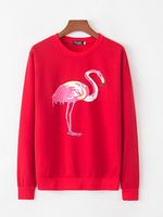Casual Printed Long Sleeve Sweatshirts - thumbnail