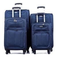 PARA JOHN ABRAJ Travel Luggage Suitcase Set of 4 - Trolley Bag, Carry On Hand Cabin Luggage Bag - Lightweight Travel Bags with 360 Durable 4 Spinner Wheels - Hard Shell Luggage Spinner (20'', 24'', 28'',32")NAVY