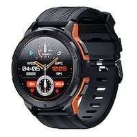 C25 Smart Watch 1.43 inch Smartwatch Fitness Running Watch Bluetooth Pedometer Call Reminder Activity Tracker Compatible with Android iOS Women Men Long Standby Hands-Free Calls Waterproof IP 67 46mm miniinthebox - thumbnail