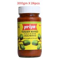 Priya Tender Mango Pickle In Brine 300G (Pack of 24)